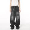 Men's Clothing 2026 Fall/Winter American Retro Wide-Leg Pants Loose Fit Ins Denim Trousers for Men