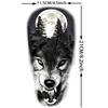 1 Sheet Forest Wolf Coyote Temporary Tattoos For Men Adults Forearm Arm Leg Body Art Drawing Fake Tattoo Sticker Transferable