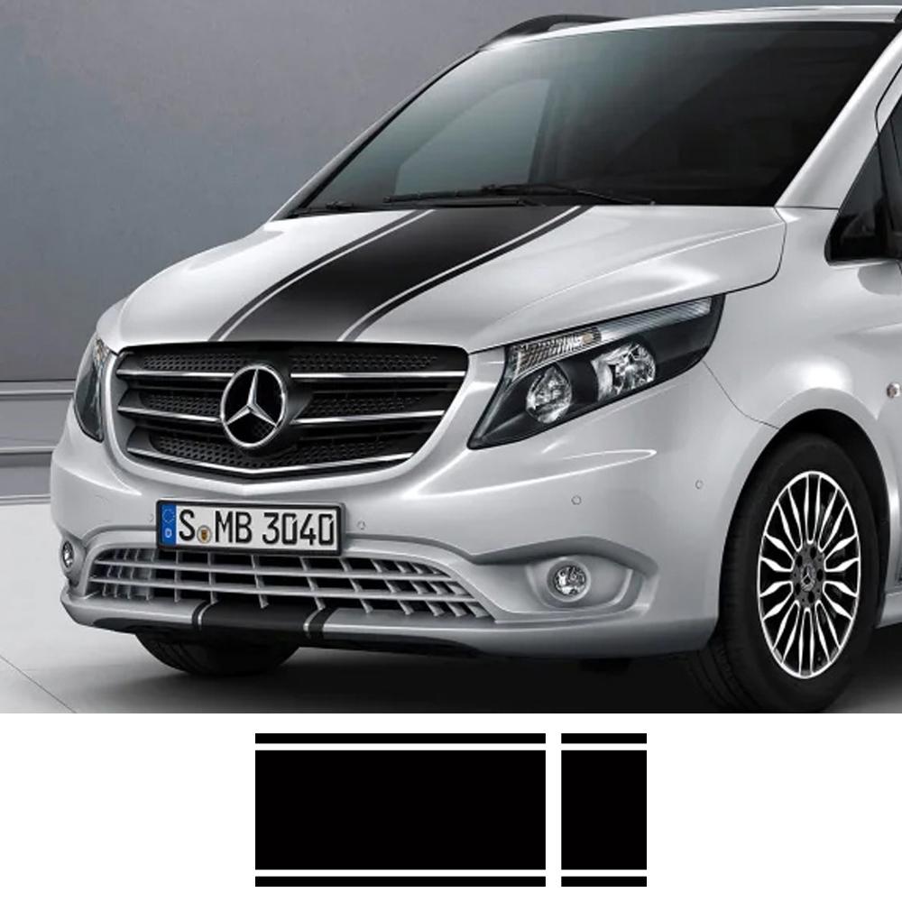 AKXY7 Για Mercedes BENZ Vito Μπροστινές Ταινίες Φιλμ Decal Βινυλίου Αυτοκόλλητο Καπό Αυτοκινήτου DIY Αδιάβροχα Αυτοκόλλητα Αξεσουάρ