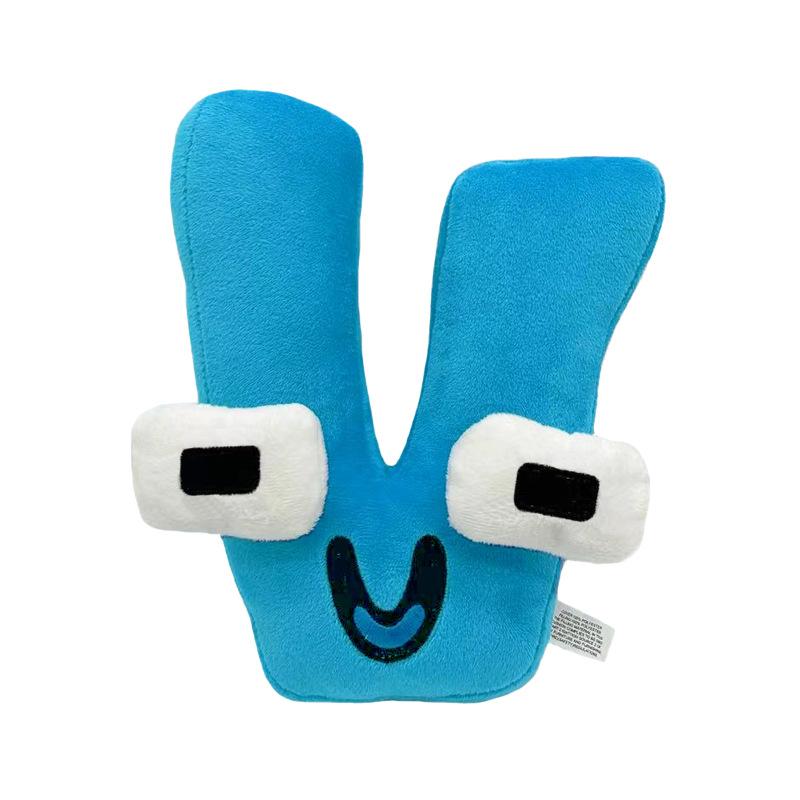 Alphabet Lore Plüschtiere Anime Puppe Kawaii 26 englische Buchstaben Stofftiere Kinder Aufklärung Montessori Plüschtier Puppe Geschenke