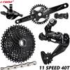 LTWOO MTB Bicycle 11 Speed Groupset 1X11 Shifter Trigger Rear Derailleur 11V 52T Cassette 11V Chain Current K7 Flywheel Sprocket
