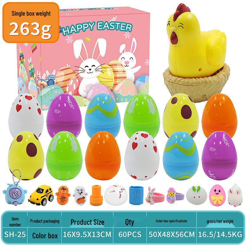 Children's DIY Bunny Car Easter Egg Set - Easter Toy & Gashapon Gifts 2026