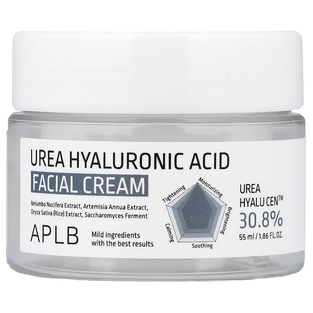 APLB Urea Hyaluronic Acid Facial Cream, 55ml (1.86 fl oz)