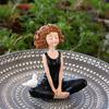 1 Yoga Girl Ornament, Creative Home Decoration Ornament, Birthday Gift, Garden Decoration