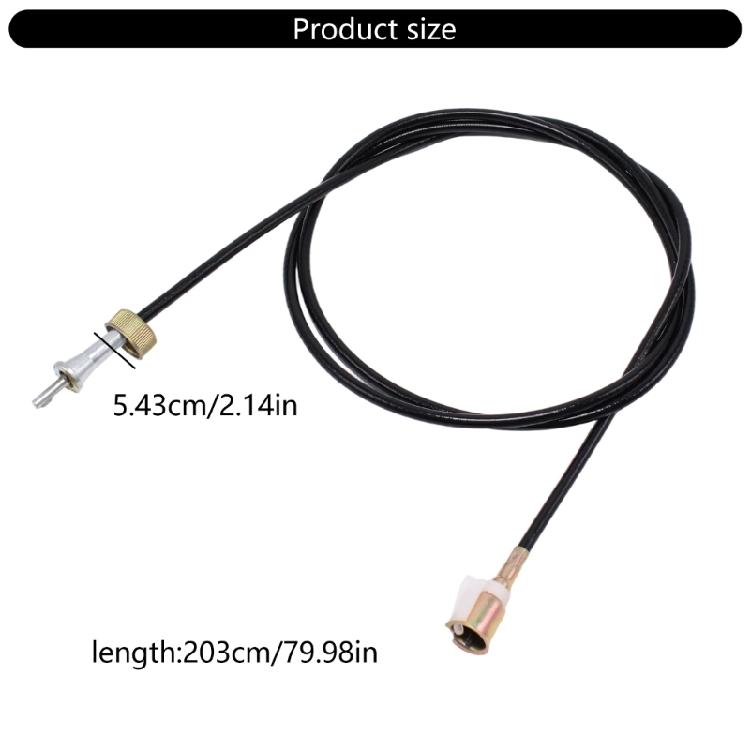 Replacement Heavy Duty Copper Odometer Shaft Cable Accurate RPM Transmission Low Maintenance For Long Distance Vehicles