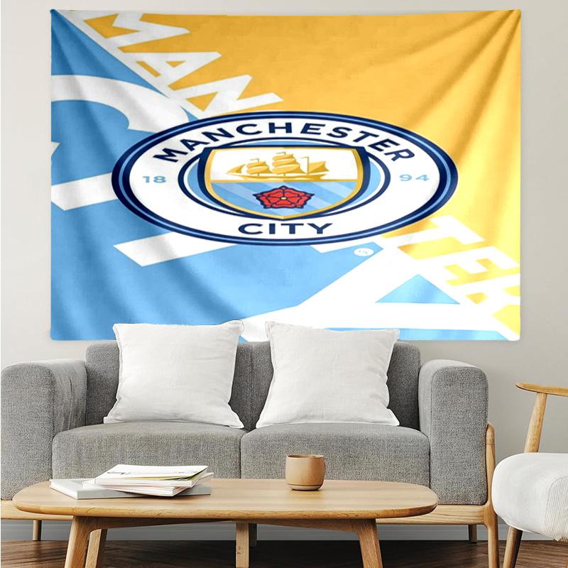 City Football Club Printed Printed Tapestry, for Bedroom,Livingroom, dormitory, Large Wall Decor, Fabric Decor Fan Birthday Gifts