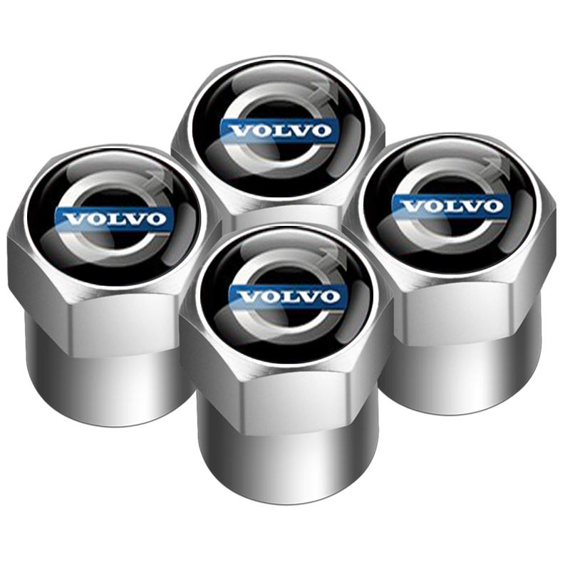 

4pcs Car Wheel Tire Valve Caps Dust Accessories For Volvo XC40 XC90 V40 V90 V60 XC60 S80 S60 S90 C40 V70 XC70 C30 C70 EX90