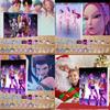 Kpop Girl Group Christmas Countdown Calendar Acrylic Bag Charm With 24 Pieces For Holiday Decor
