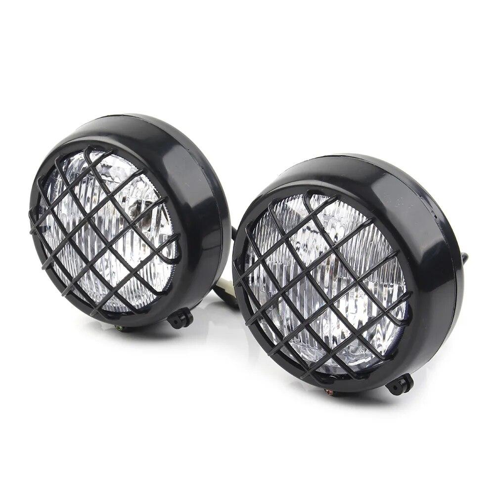 

2 шт. передняя фара для квадроцикла ATV Dune Buggy 70/110/125/150/150cc 4 Wheeler для Yamaha Banshee 87-2006 чёрный