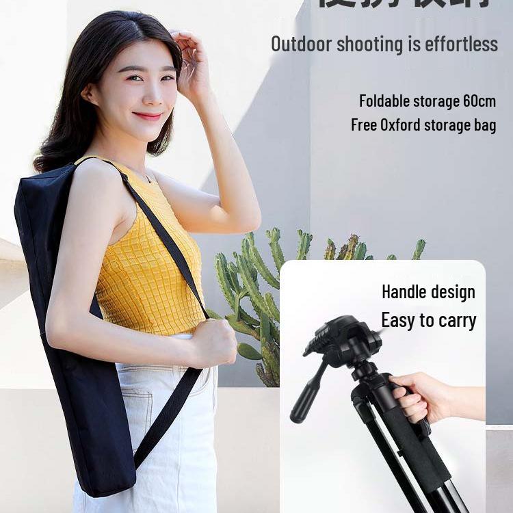 Dual-Position Mobile Phone Holder with Fill Light for Streaming and Photography