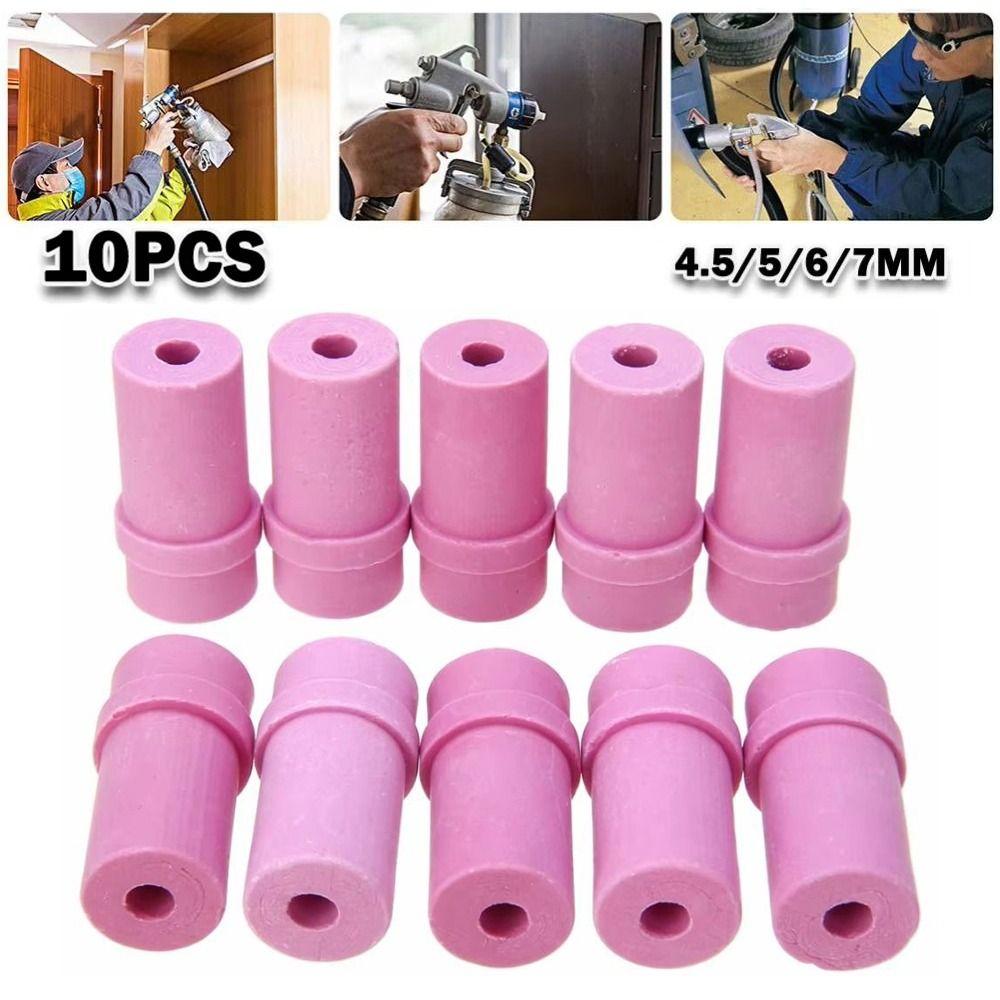 10Pcs Wear-resistant Ceramic Nozzle Tip Pneumatic Blasting Tools  Sand Blaster Accessories