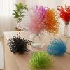 50 Pcs Craft Decoration Crystal Bud Branches Wedding Party Artificial Bouquet Transparent Water Drop Crystal Flower For Home