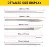 Agate Polishing Tool and Steel Pressure Polishing Carving Precious Metal with Bamboo Iron Handle for Gold Sliver Jewelry