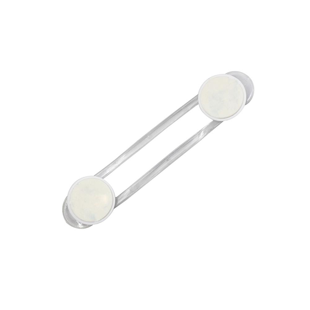 

Дитячий ящик Домашня шафа Пряжка Безпечний замок Засувка холодильника, що не відкривається 11cm White Transparent