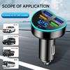 Car Charger 66W 5 Ports  Lighter Fast Charging PD QC3.0 USB Type C Car Phone Charger Adapter