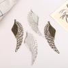 10Pcs Gold Color/Silver/Bronze Filigree Wraps Angel Wings Pendant Metal Crafts For Diy Headwear Jewelry Making Accessories