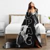 Poetic Justice Flannel Blankets Tupac 2pac Hip Hop Singer Fashion Throw Blanket for Home Rug Piece,