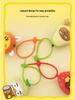 Genuine KAKAO FRIENDS Fruit Plush Doll Keychain Charm