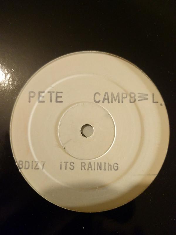 

12inch Record PETE CAMPBELL Its Raining BBDIZ7 Not On Label UK Reggae Ska Dub Used