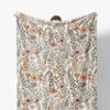 Vintage Flower Blanket Birthday Christmas for Women Girl Gift Spring Floral Blanket Soft Cozy Plush Flannel Fleece Throw Blanket