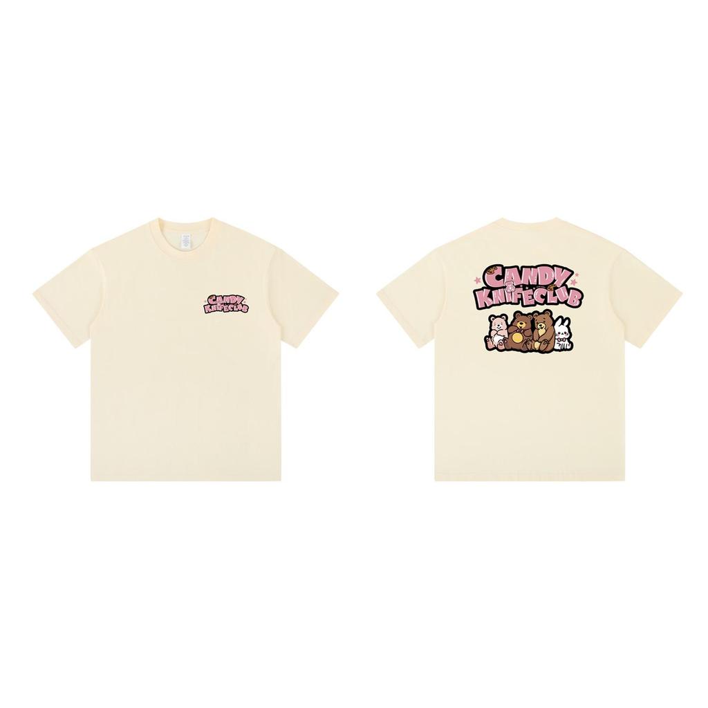 Unisex Retro Cartoon Pure Cotton Oversized T-Shirt - Trendy Casual Summer Short Sleeve for Men & Women