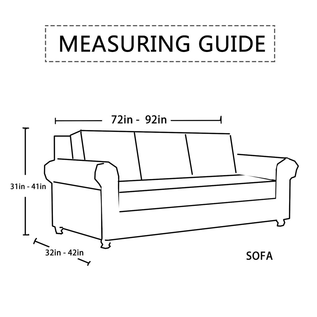 Knitted Square Jacquard Thickened Stretch Sofa Cover Fabric All-inclusive Full Cover Sofa Cushion Cover