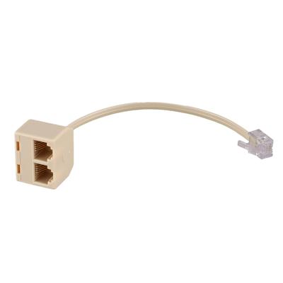 Divisor Telefónico Rj11 6P4C 1 Macho A 2 Hembra Adaptador Rj11 A Rj11 Separador Accesorios Telefónicos