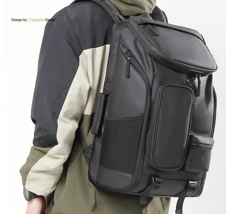 Large Capacity Men Fashion Backpack Multifunction 17.17.3 Inch Laptop Backpack 45L Outdoor Travel Backpack
