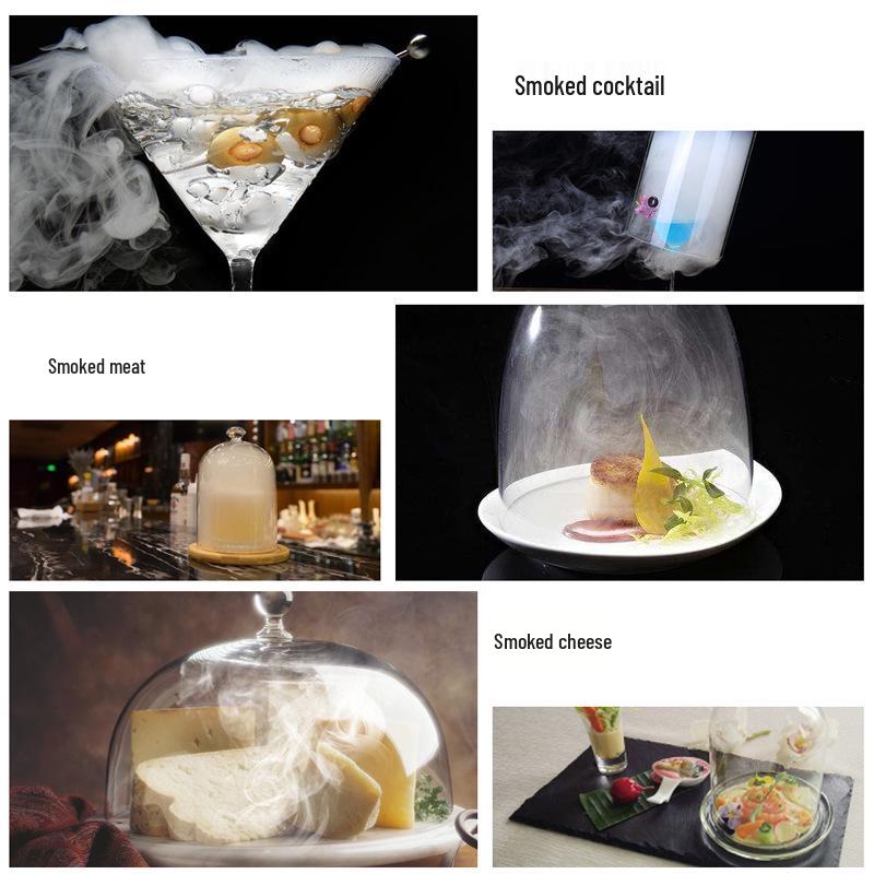 Molecular Cuisine Handheld Smoker for Cocktails, Steak, and Salmon
