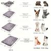 Luxury Plush Pet Bed with Pillows -Super Soft Warm Comfortable Bed for Small & Medium Dogs Multi-Color Options Rectangular Shape
