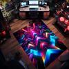 Punk Video Game Art Carpet Visual Luminous Rug Living Room Bedroom E-sports Room Decoration Mat Home Decoration