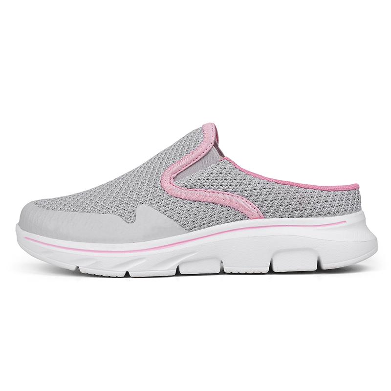 Papuci de damă pentru bărbați/femei, 35-48, papuci de vară pentru bărbați, respirabili, din plasă, negri, Mueller