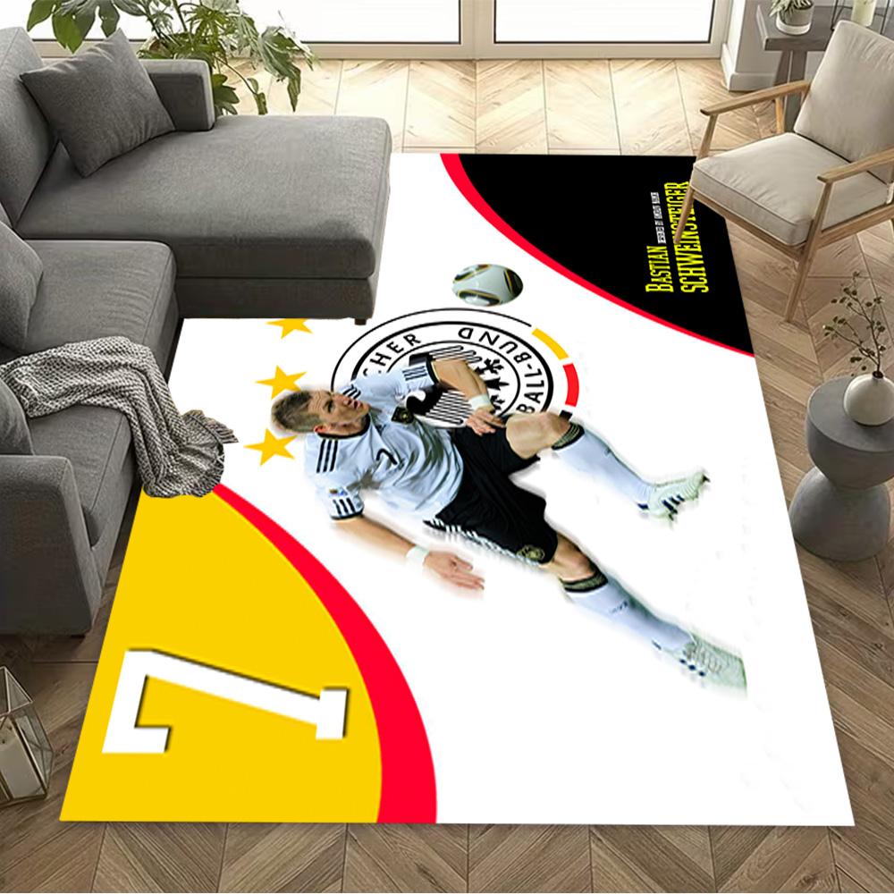 Soccer Player Action Carpet Suitable for Game Room Bedrooms Balcony Playrooms Antislip Carpet Decorate Offices Wedding Party Gift