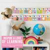 Hadley Designs Alphabet for Classroom Wall - ABC Letters and Numbers Posters for Preschool and Kindergarten - Alphabet Line for Classroom Decor and