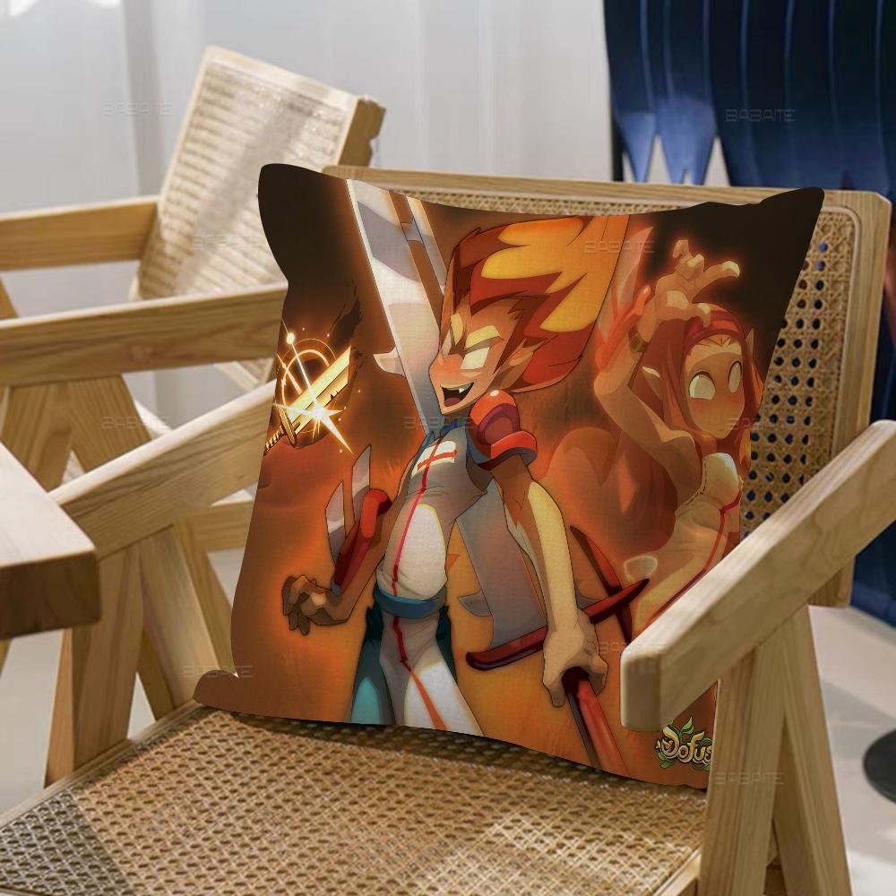 Dofus Cushion Cover X Polyester Sofa Cushions Decorative Throw Pillows Home Decoration Pillowcover