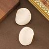 French elegance temperament small fragrance dripping oil irregular wave earrings light luxury high sense super white commuter earrings