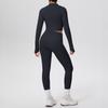 Solid Color Racerback Yoga Three-piece Set for Fitness & Running