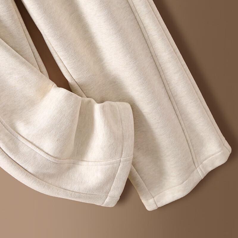 Women's Elastic Waist Loose Fit Wide-Leg Casual Pants