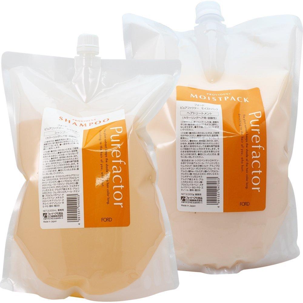 

2-piece set Ford Pure Factor Shampoo 2000ml Moist Pack 2000g Refill Set