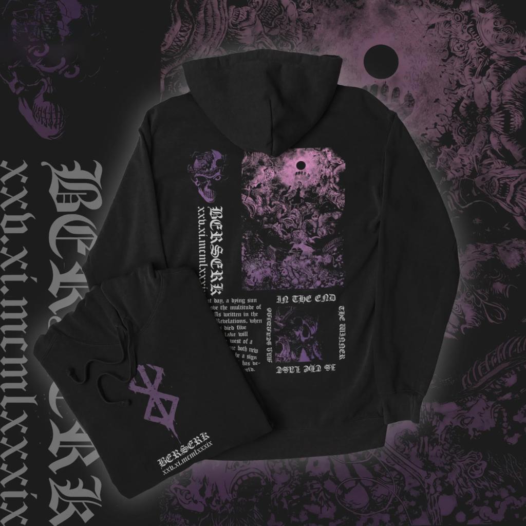 Japanese Anime Berserk Hoodie Men Women Manga Anime Graphic Fleece Warm Streetwear Y2k Oversized Autumn Winter Pullover Tracksuit Female Male Clothing