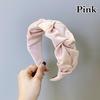 Fashion Women Pleated Wide Side Hairband Candy Color Hair Hoop Hair Accessories