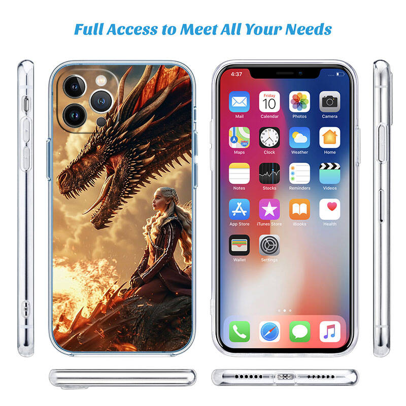 MH51 Dragon Mother Case for Motorola E7 G6 G7 G8 G9 Plus Power Play G10 G20 G04 E30 E40 E22 E20 E13 E15 G22 G23 G05 G75 G35 G55