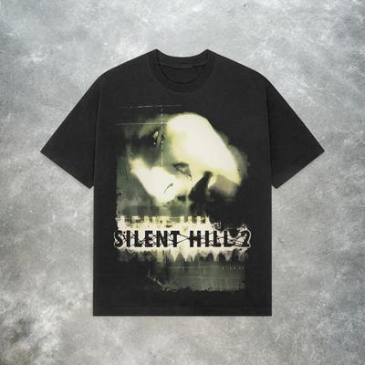 Silent Hill 2 OST Tee Retro Horror Game, Y2K Streetwear Men Women Oversized Y2k Cotton T-shirt Streetwear Female Male Clothing