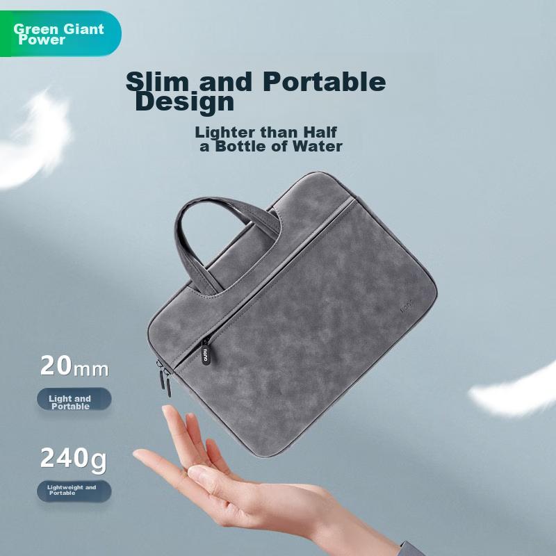 Llano Laptop Bag Notebook Storage Case for 14-15.4 Inch Durable Shockproof Suitable for Mac/Huawei Matebook
