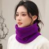 Knitted Ring Scarf Elegant Neckerscarf Female Soft Warm Cashmere False Collar Neck Warmer Hairband Winter