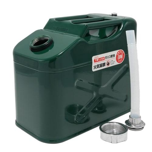 Pro Tools Gasoline Can, 10L, Green, TOOL471
