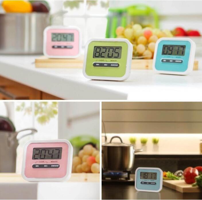 Ultra Stylish Magnetic Digital Lcd Kitchen Timer With Fashionable Design For Kitchens