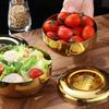 Stainless Steel Bowl Korean Big Cooked Rice Bowl With Cover Single Layer Steamed Rice Bowl Child Anti-Scalding/Fall Tableware