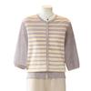 Trendy Spring Striped Knit Top for Moms - New Style for Middle-Aged and Elderly Women, Lightweight Base Layer Shirt