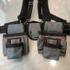 Adjustable Tool Belt for Men with Suspenders and Multi Pockets Ideal for Carpenters Construction Workers and Gardeners